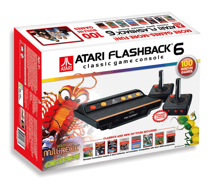 ATARI Flashback 6 Retro Konsole Box vorn