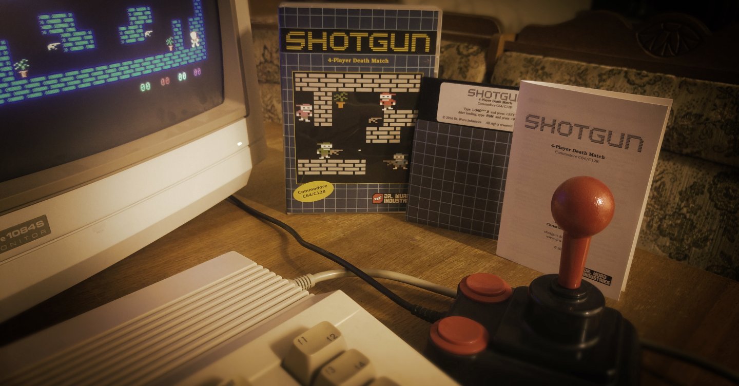 Multiplayer mit der Shotgun – Dr. Wuro lässt’s am C64 krachen!