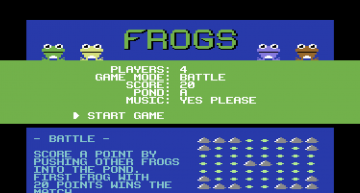 Zunge raus, Gaumenschmaus! – Das neue C64 Spiel Frogs im Review