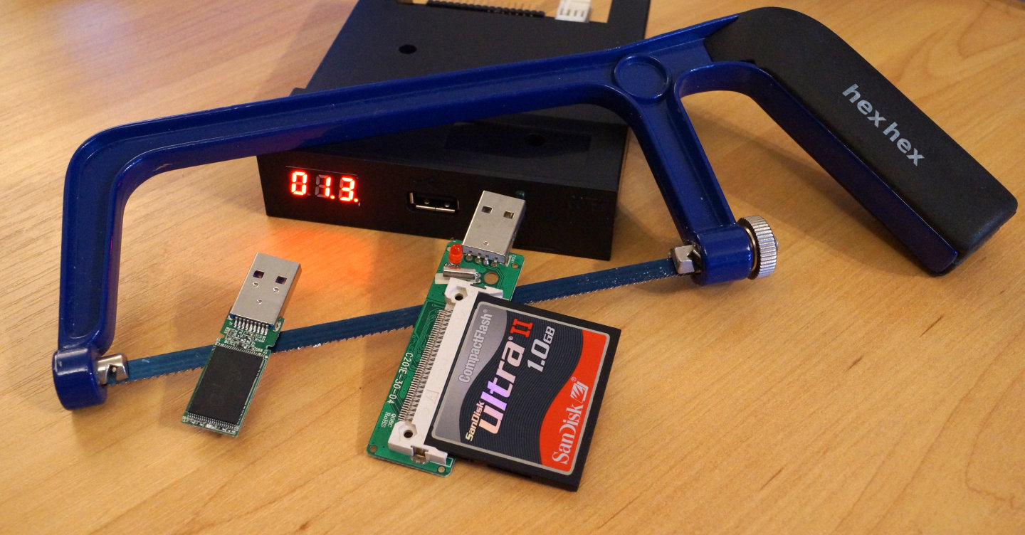 USB Floppy Emulator Stick Funktionsweise Datenspeicherung MBR Artikelbild