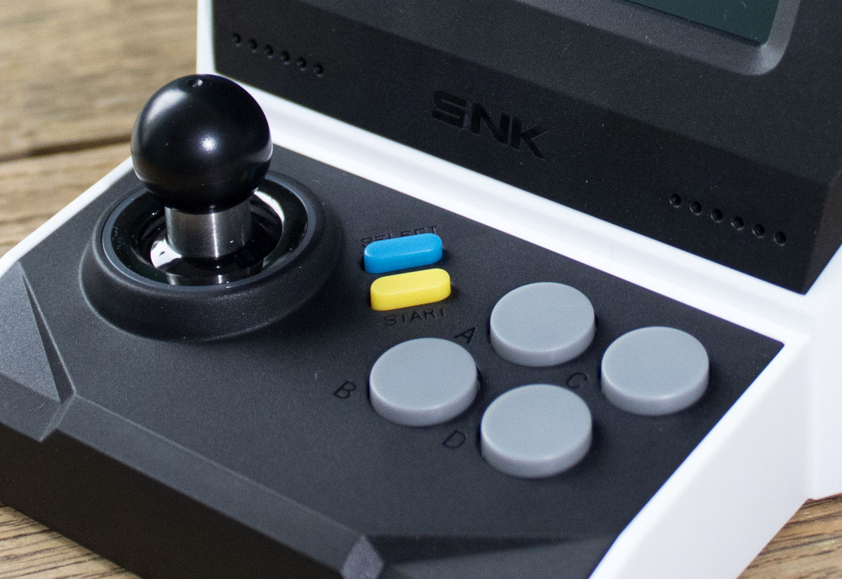 Neo Geo Mini Joystick Tasten Bedienung