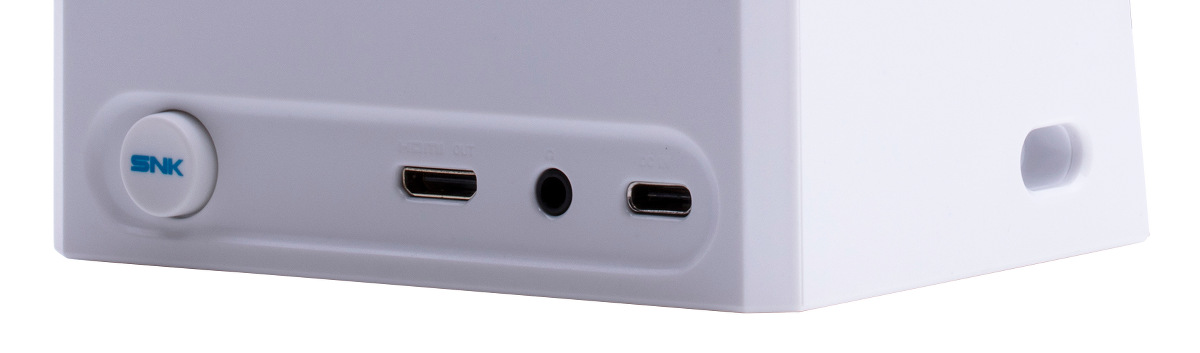 NeoGeo Mini Internation Anschlüsse HDMI Kopfhoerer USB
